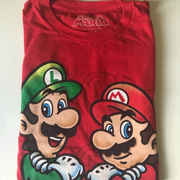 Old Navy Super Mario Bro Red Shirt 